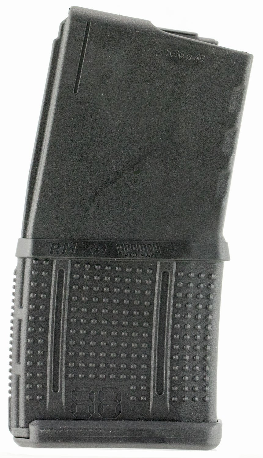 ProMag RM20 Standard 20rd Detachable w/Roller Follower 5.56x45mm Fits AR-15 Black DuPont Zytel Polymer