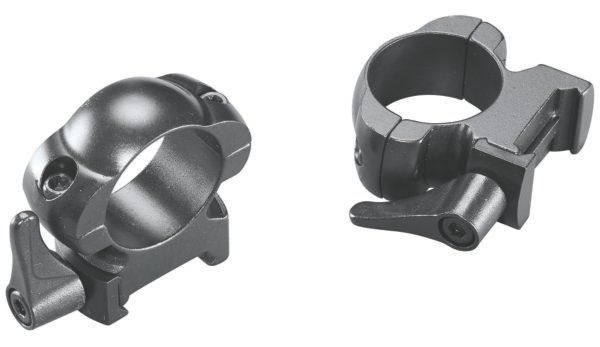 Weaver Mounts 49326 Lever Lok  Matte Black 1" High