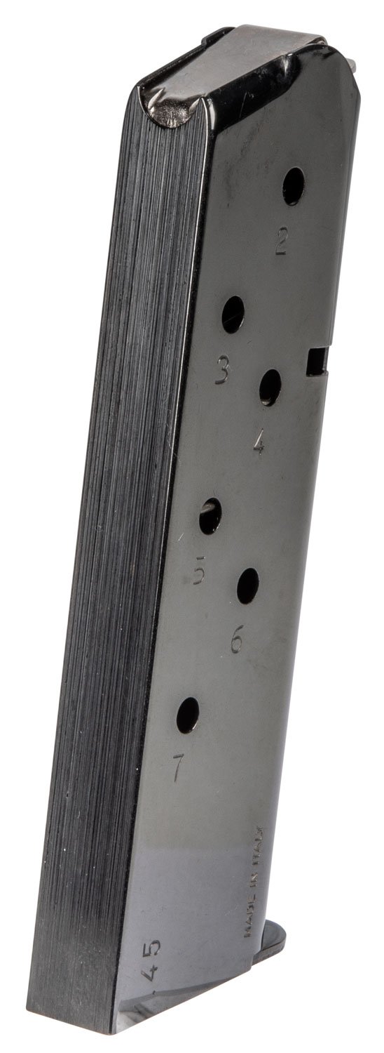 Mec-Gar MGCG4507B 1911 Government 7rd 45 ACP, Blued Carbon Steel