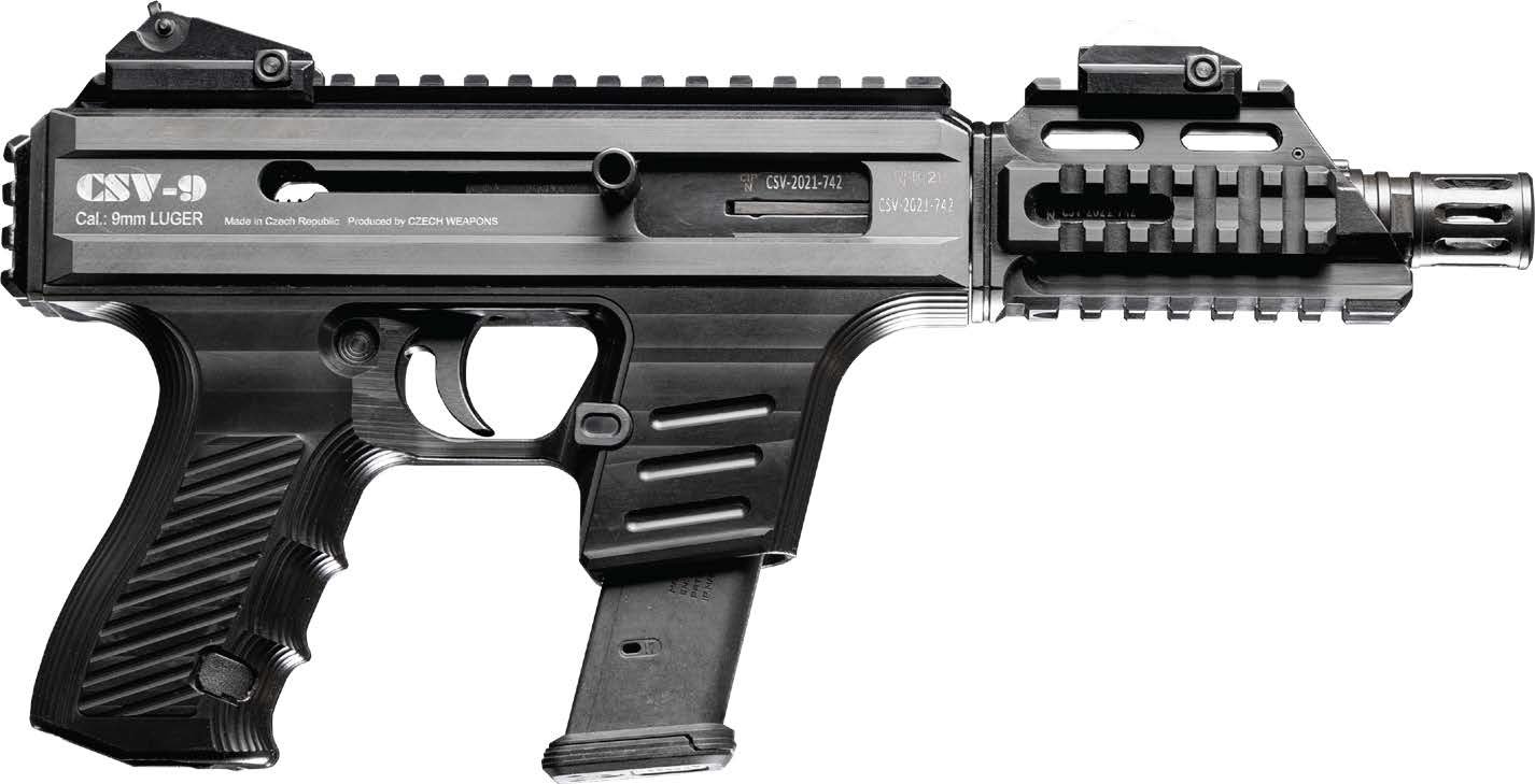 4PEAKS CZECH WEAPONS CSV-9 9MM 4.75 BLK 15RD