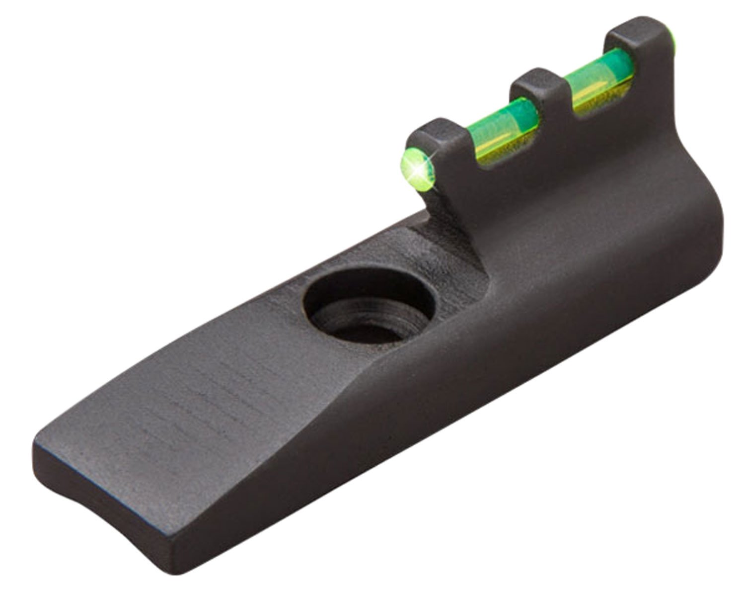 TruGlo TG965G Front Sight  Green Fiber Optic Front/Black Frame Fits Browning Buck Mark Fits Ruger MK II/MK III/MK IV, 22/45, Front Post Screw Mount
