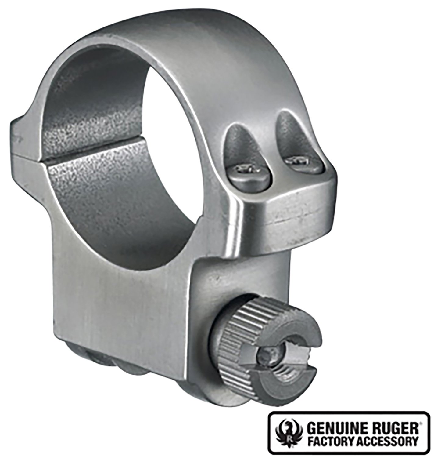 Ruger 90282 4K Scope Ring Silver 1" Medium