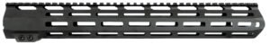 Aim Sports MTM15L308 AR Handguard  15" Low M-LOK Style Made of 6061-T6 Aluminum with Black Anodized Finish for 308 Cal AR-10