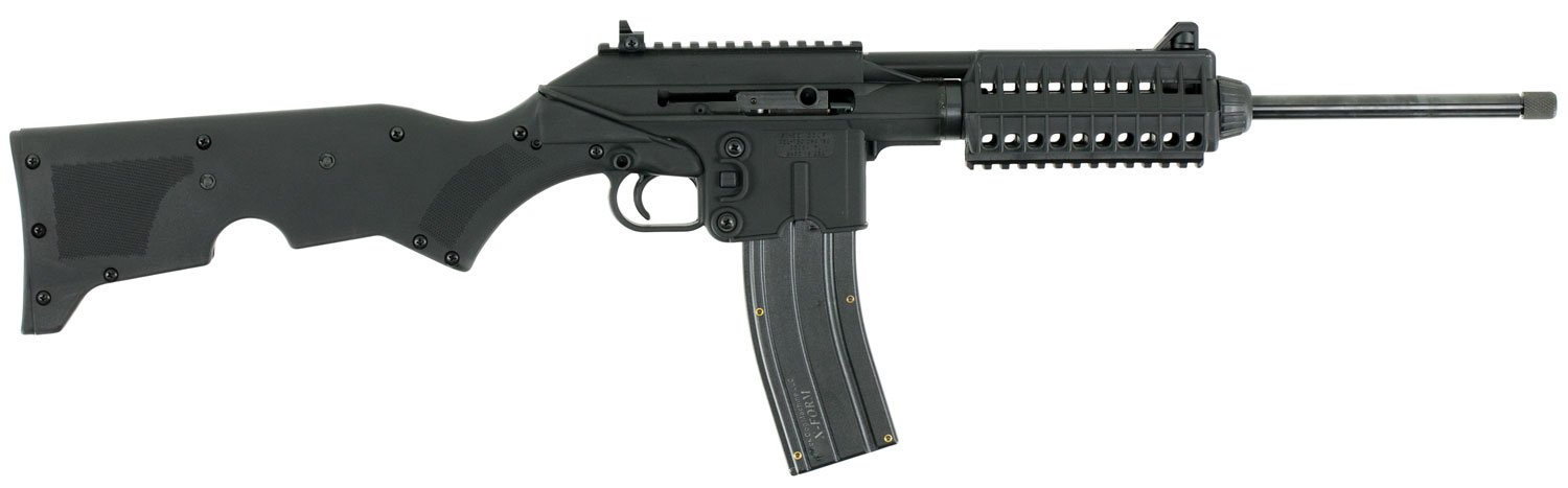 Kel-Tec SU22CABLK SU-22 Full Size 22 LR 26+1 16.10" Black Barrel Black Polymer Receiver Black Fixed Stock w/Storage Compartment Right Hand