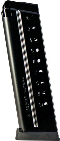 Mec-Gar MGCGOV910AFC 1911 Government 10rd 9mm Luger, Blued w/Anti-Friction Coating Carbon Steel