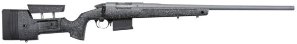 Bergara Rifles BPR2065MC Premier HMR Pro 6.5 Creedmoor 5+1 24" Threaded Barrel, Tactical Gray Cerakote,  Black with Gray Fleck Stock