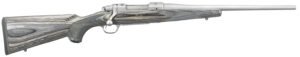 Ruger 17111 Hawkeye Compact Compact 7mm-08 Rem 4+1 16.50"  Matte Stainless Steel Barrel, Integral Scope Mounts Stainless Steel Receiver, Black Fixed Laminate Stock