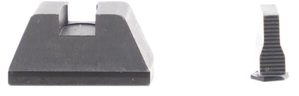AmeriGlo GL429 Optic Compatible Sight Set for Glock XL Tall Serrated Front Sight-Black Rear Sight