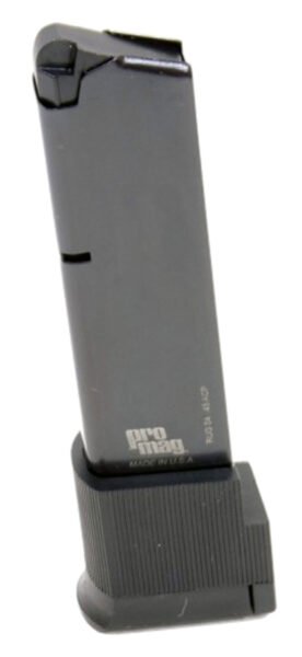 ProMag RUG04 Standard 10rd Extended 45 ACP Fits Ruger P90/P97 Blued Steel