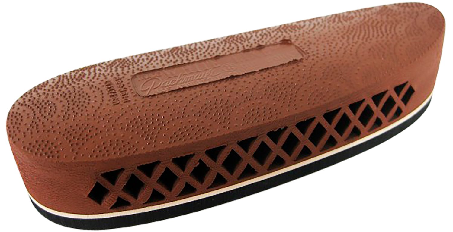 Pachmayr 00007 F325 Deluxe Brown w/White Line Medium Rubber For Rifle/Shotgun