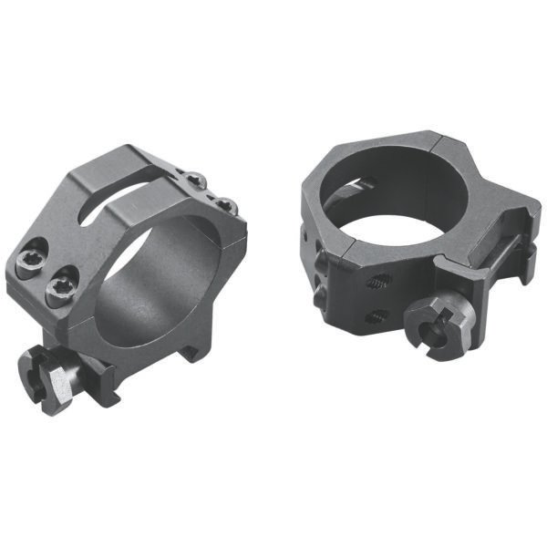 Weaver Mounts 48364 Four-Hole Skeleton Rings  Matte Black 30mm Low