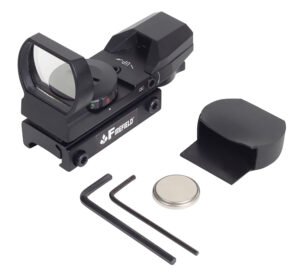 Firefield FF13004 Reflex Sight  Matte Black 1x33mm Red/Green Multi Reticle, Weaver Mount