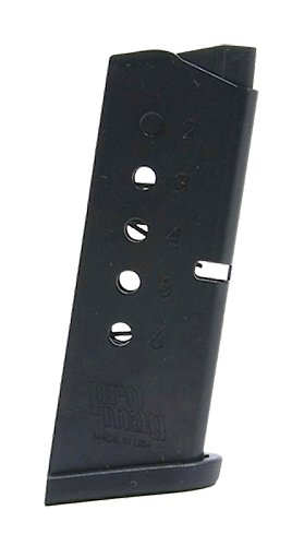 ProMag SMI20 Standard 6rd 380 ACP Fits S&W Bodyguard Blued Steel