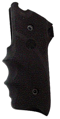Hogue 82000 Rubber Grip Black with Finger Grooves for Ruger Mark II, III