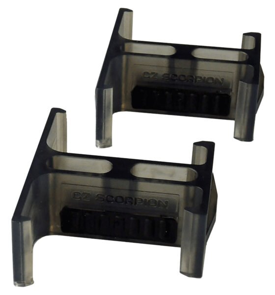 CZ-USA 19888 Mag Coupler 30rd Compatible w/ CZ Scorpion Magazines Smoke Plastic