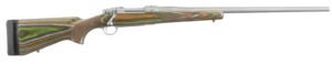 Ruger 47139 Hawkeye Predator Full Size 6.5 Creedmoor 4+1 24" Matte Stainless Steel Barrel, Matte Stainless Steel Receiver w/Integral Scope Mount, Green Mountain Adj LOP Laminate Stock, Right Hand