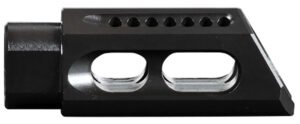 Yankee Hill 26MBA Slant Muzzle Brake Black Steel with 1/2"-28 tpi Threads & 2.50" OAL for 5.56x45mm NATO AR-Platform
