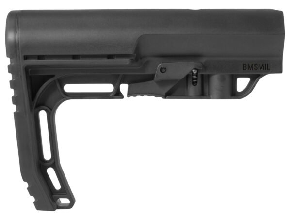 Mission First Tactical BMSMIL Battlelink Minimalist Stock Collapsible Black Synthetic for AR-15, M16, M4 with Mil-Spec Tube (Tube Not Included)