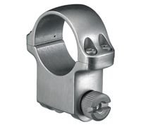 RUGER RING 1" HIGH STAINLESS