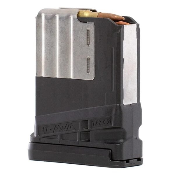 Lancer L7AWM Gen 2 Rifle Magazine Black .308 Win/7.62x5mm/6.5 Creedmoor 10/rd