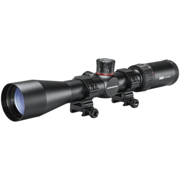 Simmons Pro Target Rifle Scope 4-12x40 30mm SFP Mil Dot Black