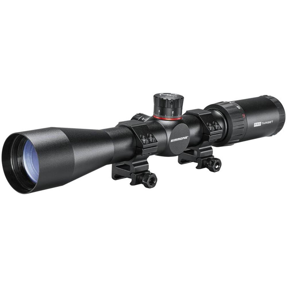 Simmons Pro Target Rifle Scope 4-12x40 30mm SFP Mil Dot Black
