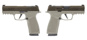 SIG SAUER P365 X-MACRO 9MM PSTL 3.7" 2-17RD OR 2 TONE BRONZE/TAN