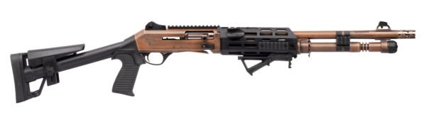 PANZER ARMS M4 PRO AI TACTICAL 12G 18.5" BBL, DISTRESSED COPPER/BRONZE DETAILS