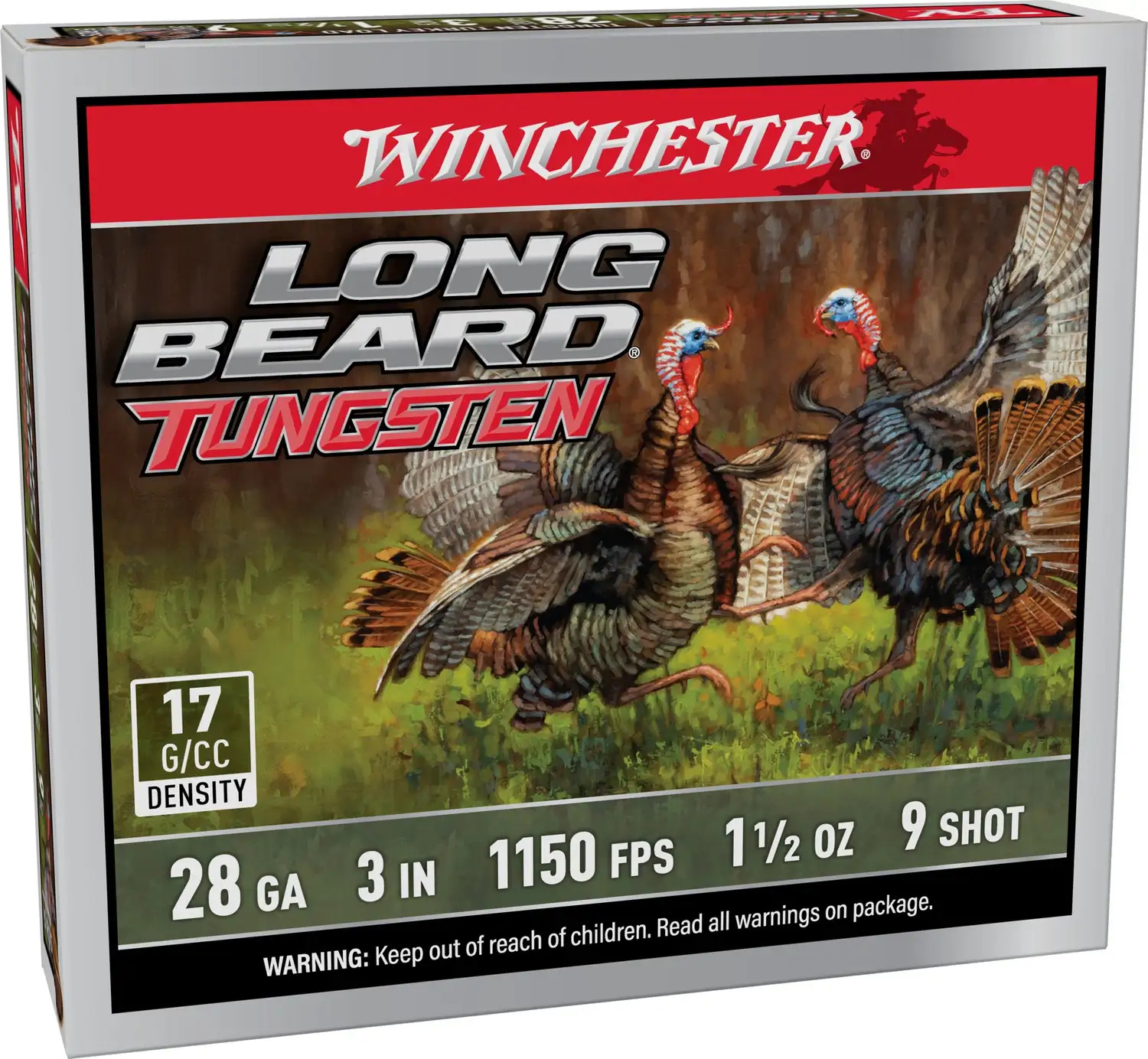 WINCHESTER 28 GA 3" #9 LONG BEARD TS17 1-1/2 OZ 5RD/BX 10BX/CS