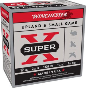 Winchester Ammo X127 Super X Game Load High Brass 12Gauge 2.75" 1 1/4oz 7.5Shot 25 Per Box/10 Case