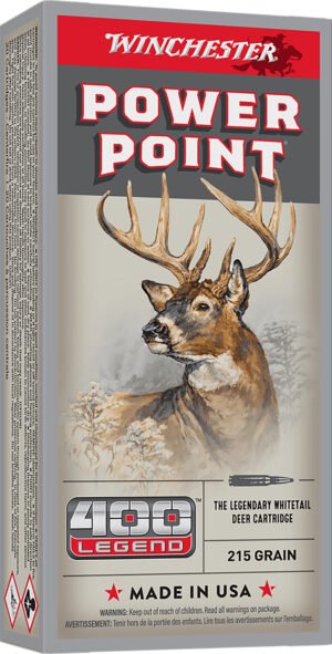 Winchester Ammo X4001 Power-Point 400Legend 215gr 20 Per Box/10 Case