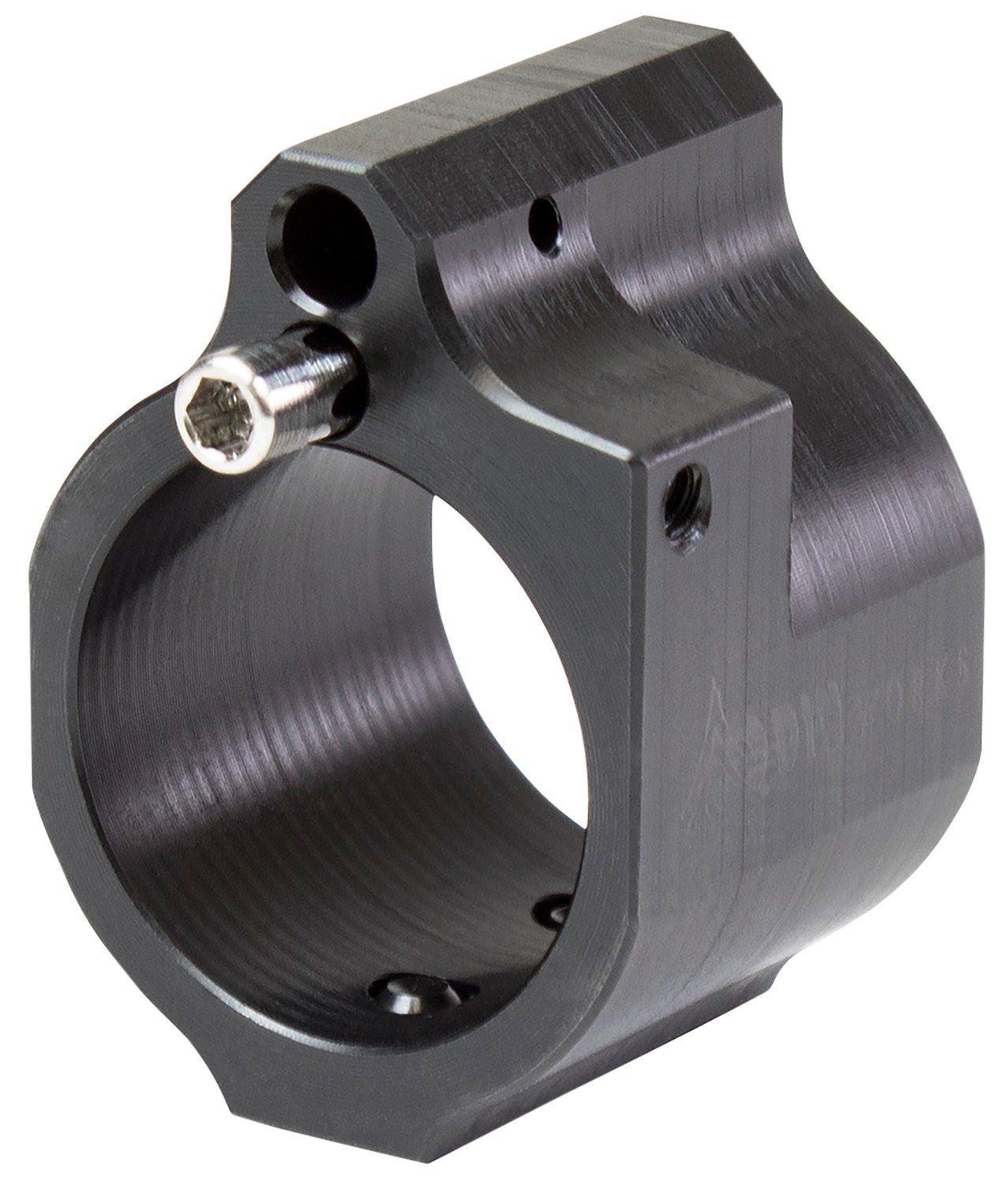 Odin Works GBADJ875 Gas Block Low Profile .875" Black Nitride Carbon Steel