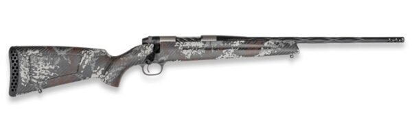 Weatherby MBP01N22CMR19B Mark V Capra 22 Creedmoor 2+1 17" Graphite Black Cerakote Fluted Threaded Barrel Titanium Receiver Drilled & Tapped Receiver Exposed Carbon w/Gray, White & Rust Sponge Accents