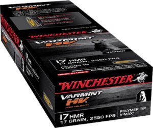 Winchester Ammo S17HMR1 Varmint HV  17HMR 17gr Hornady V Max 50 Per Box/20 Case