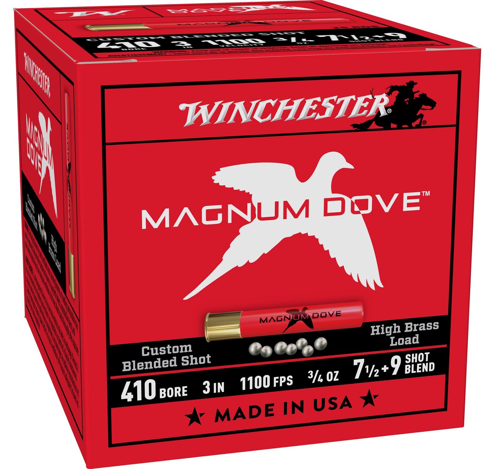 WIN MAG DOVE 410GA 3 #7.5-9 .75OZ 25/10