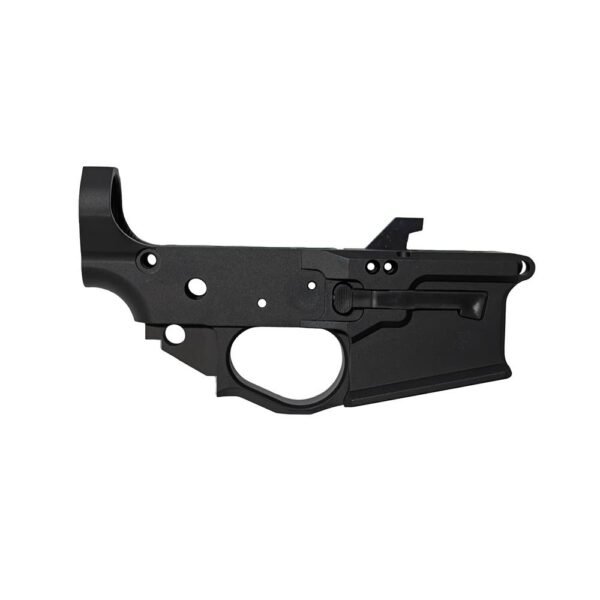 Combat Armory Billet AR-9 Lower Receiver Stripped with Mag Release and Ejector Black