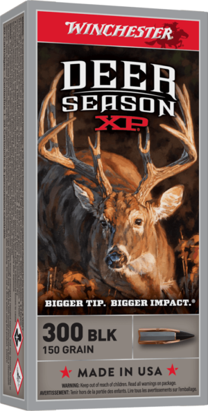 WINCHESTER DEER SEASON XP 300BLK 150GR 20RD BX 200RD CASE