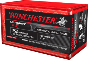 WINCHESTER VRMNTLF 22WM 25GR POLY TIP 50RD