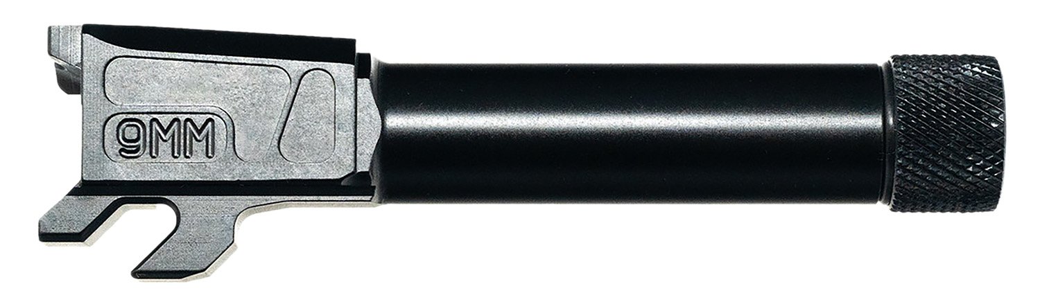 Faxon Firearms M&PA910NSNOQ-T Duty Series 9mm Luger Threaded Black Nitride Steel, Fits M&P Shield 3.1"