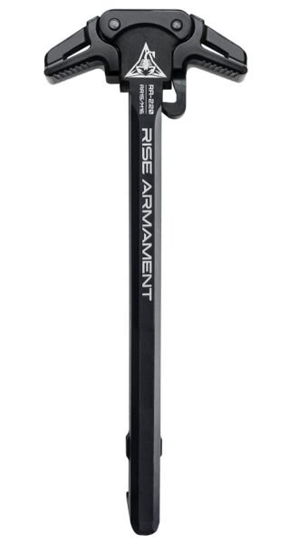 Rise Armament RA220BLK Charging Handle AR-15 Black Anodized Aluminum Ambidextrous Hand