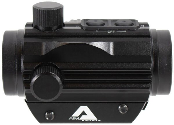 Aim Sports RD120PE Micro Dot  5 MOA Black Anodized 1x20mm Red/Green Dual Illuminated