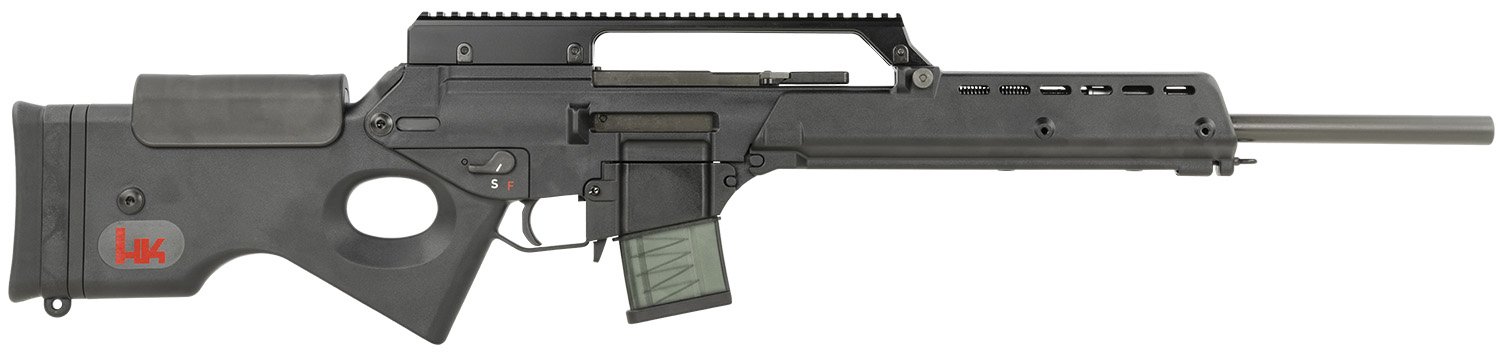 HK 81000751 SL8 223 Rem 10+1 (2) 20.80", Black, Thumbhole Stock with Adj. Cheek Piece, Carry Handle Optic Mount