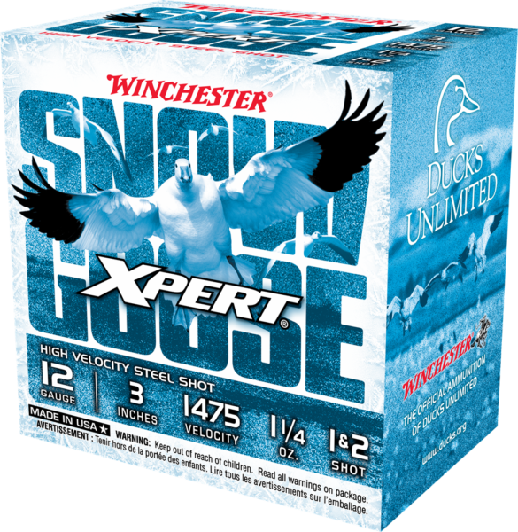 WINCHESTER XPERT SNOW GOOSE 12GA 3" #1 SHOT 25RD BX 250RD CASE